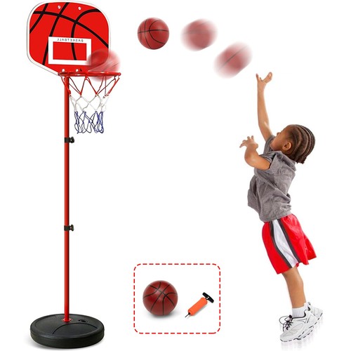 Kids basketball hoop - kids, ball