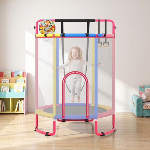 Kids trampoline with - with, safety