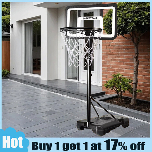 Portable basketball hoop - basketball,