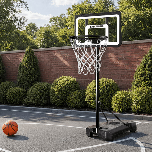 Portable basketball hoop - basketball,
