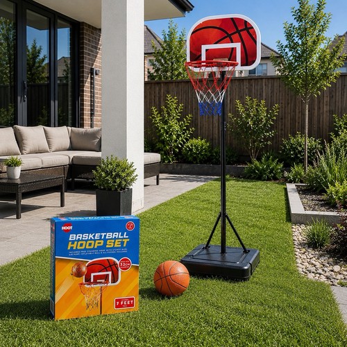 Kids basketball hoop set 7ft - kids,